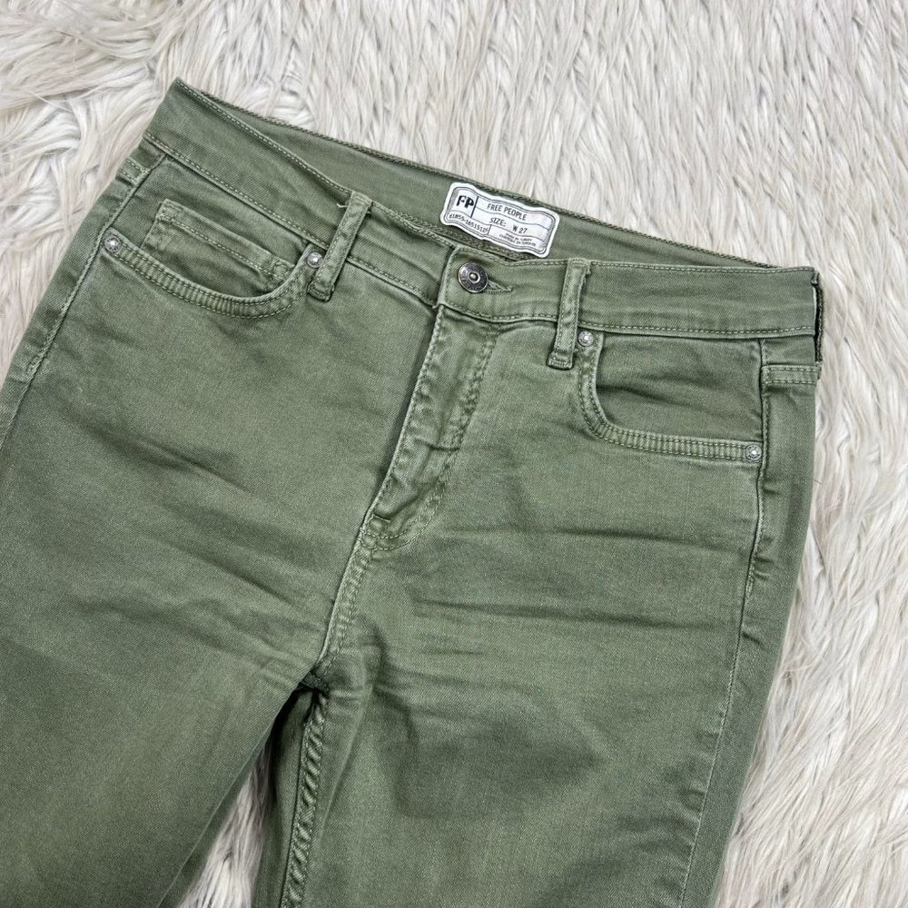 Free People High Rise Busted Skinny Jeans - Picture 5 of 10